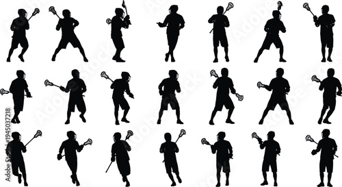 Detailed, black, and, white, illustration, of, a, modern, tactical, soldier, standing, with, rifle, and, full, combat, gear, on, white, background, flat, vector, illustration, set