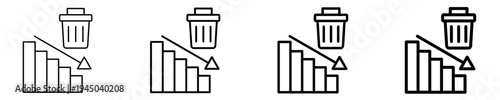 Waste Reduction Icon Set Different Style Collection
