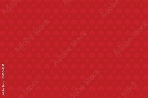 red floral damask pattern wallpaper