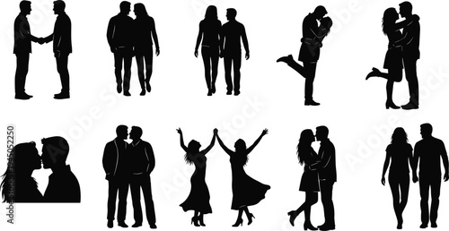 Large, collection, of, charity, and, donation, line, icons, featuring, hearts, hands, volunteers, families, world, peace, and, medical, aid, isolated, on, white, background, flat, vector, illustration