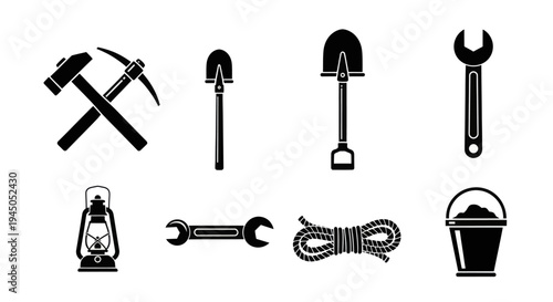 Collection of Various Tools and Equipment.