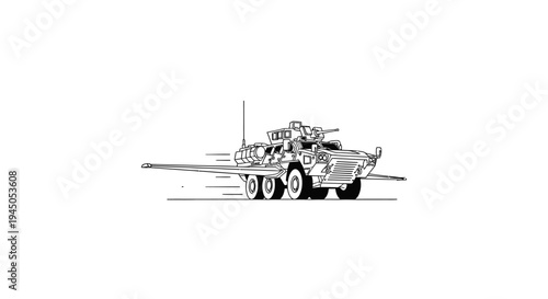 Military Armored Vehicle, Wheeled Combat Vehicle, Army Truck, Tactical Transport, Defense Equipment
