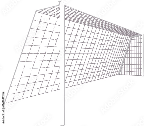Soccer goal post vector illustration design
