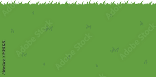 Green soccer field grass vector illustration