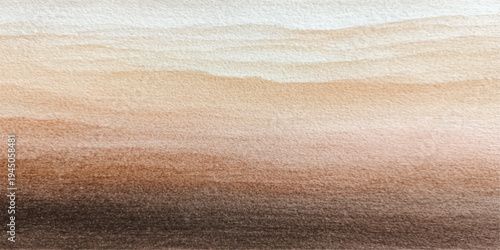 A natural abstract pattern of brown sandy dunes creates a textured landscape under the summer sun along the shore of the ocean coast