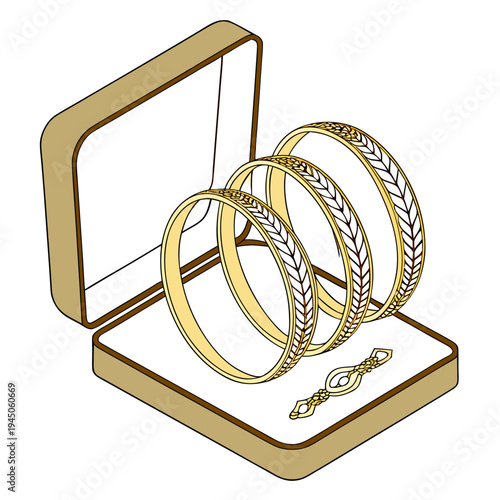 Bangles in a Jewelry Box accessories fashion