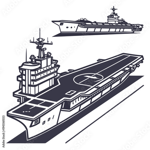 Aircraft Carrier ship naval military vessel