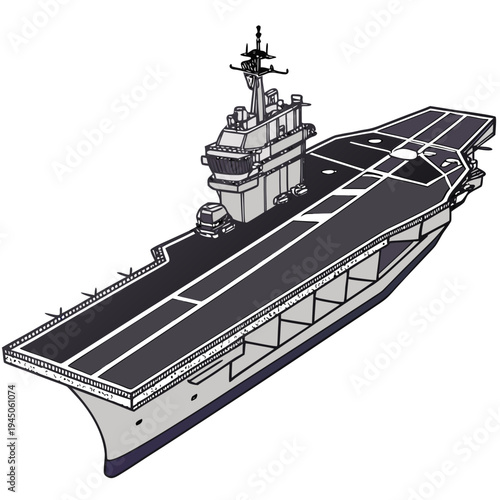 Aircraft Carrier with Vehicle ship military navy