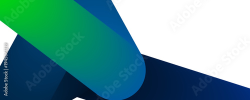 Abstract Blue Green Shape for Modern Design