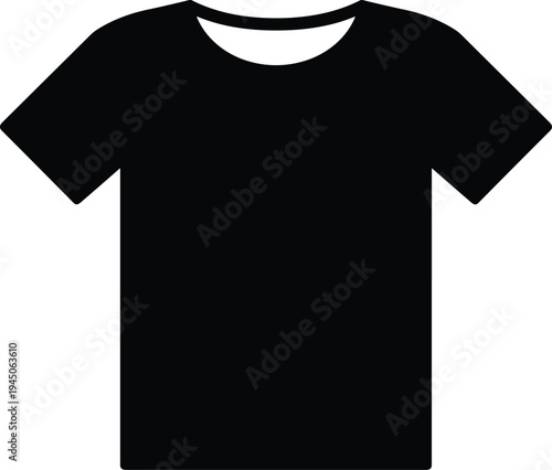 Blank t-shirt template, empty shirt mockup, apparel design, fashion illustration, clothing mockup, customizable t-shirt vector, graphic design