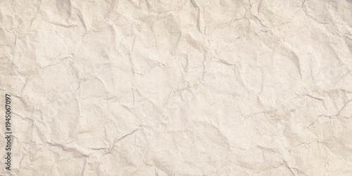 Beige crumpled paper background with a textured wrinkled style adds a vintage rustic feel paper texture background vector. 