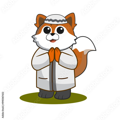 cute fox animals greetings