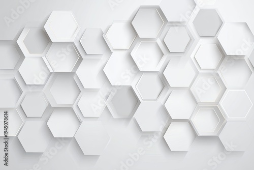Abstract Geometric Hexagon Pattern Background