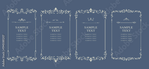 アンティーク　ビンテージ　フレーム飾り枠