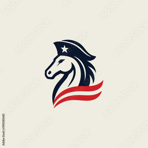 Horse Patriot Logo