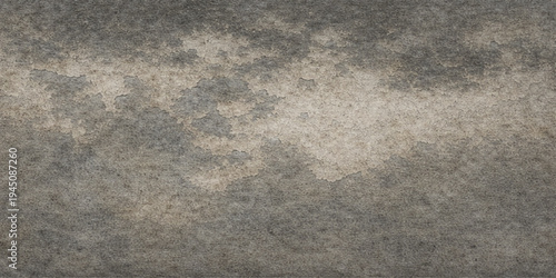 An abstract winter background features the frozen texture of sand and old paper blended with white frost and blue sky clouds for a cold nature pattern