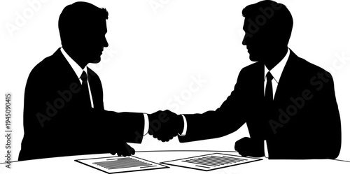 Professional handshake signifying successful business agreement and collaborative partnership