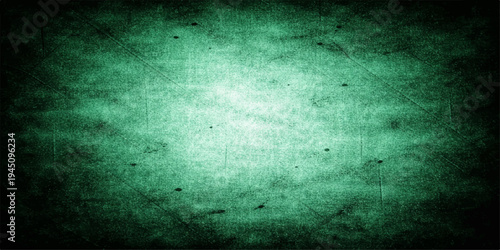 An abstract blue grunge film strip background with weathered concrete rays over a dark textured metal wall and aged antique paper surface