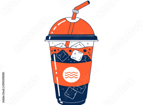 soda drink cup vector isolated transparent background