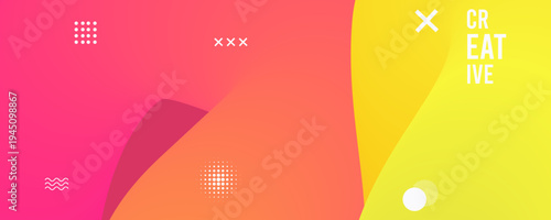 Bright Colorful Abstract Design for Creatives