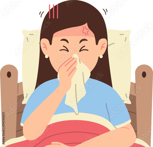 Anak Istirahat Total Karena Terkena Influenza A