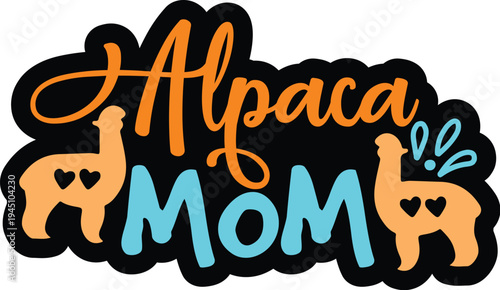 Alpacas Sticker SVG Designs