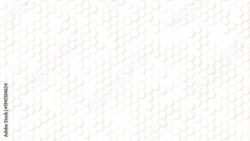 Seamless pattern with outline hexagon grid. Honeycomb pattern black and white background vector.