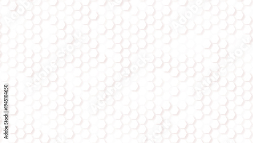 Seamless pattern with outline hexagon grid. Honeycomb pattern black and white background vector.