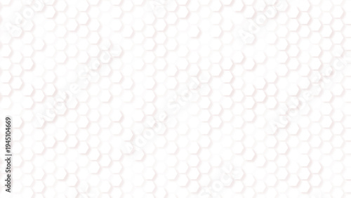 Seamless pattern with outline hexagon grid. Honeycomb pattern black and white background vector.