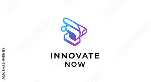 Innovative concept features a hand with glowing lines and shapes emerging