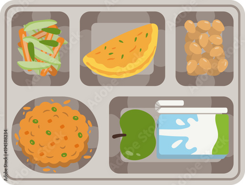 Nasi dan Lauk Bergizi untuk Siswa MBG