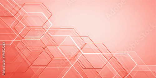 Abstract red background featuring a pattern of three dimensional shapes with a grunge texture and glass like surface for a seamless wallpaper design