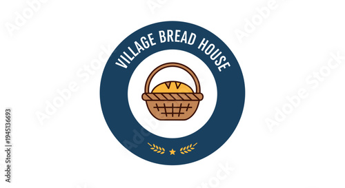 Bread in a wicker basket.