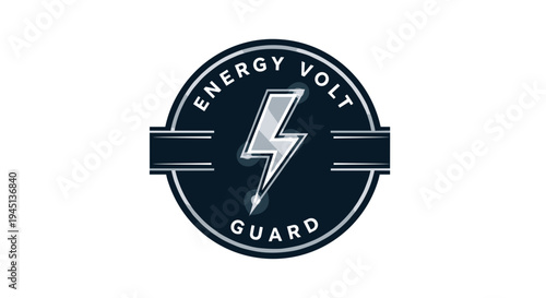Energy Volt Guard Lightning Bolt Logo.