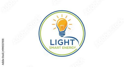 Light Bulb Energy Concept Symbol Design.