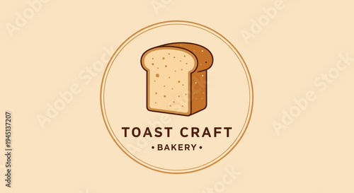 Bread logo with two slices.