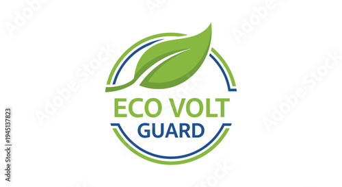 Eco Volt Guard Logo Design 1.