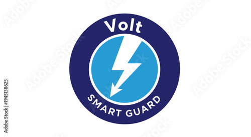 Volt Smart Guard Logo Design.