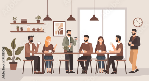 Diverse group of adults sitting together.