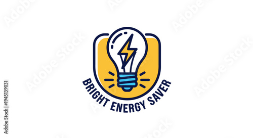 Light Bulb Energy Saver Icon Design.
