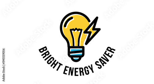 Light Bulb Energy Saver Icon.