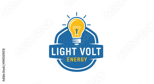 Light Volt Energy Logo Design 1.