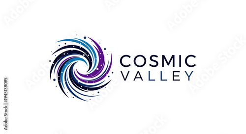 Cosmic Valley logo design.