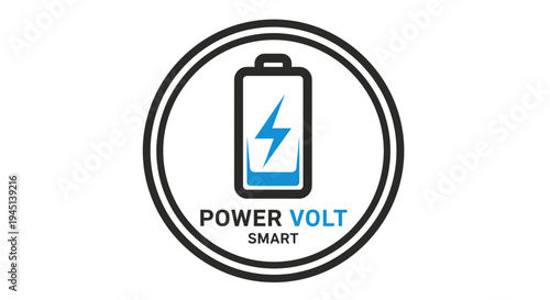 Smartphone battery icon with lightning bolt.