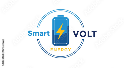 Smart Volt Energy Battery Logo.