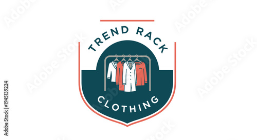 Trend Rack Clothing Brand Logo Design.