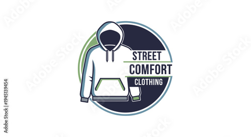 Hoodie with kangaroo pocket design.