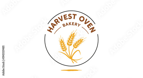 Harvest Oven Bakery Logo Design 1.