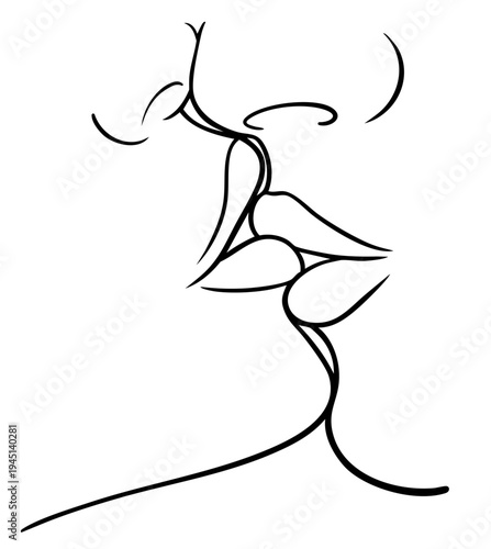 Silent Intimacy Gesture, Finger Touching Lips of Man and Woman Symbolizing Quiet Desire Trust and Emotional Closeness