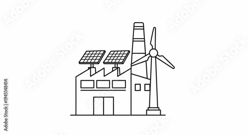 Renewable Energy Industrial Power Generation.